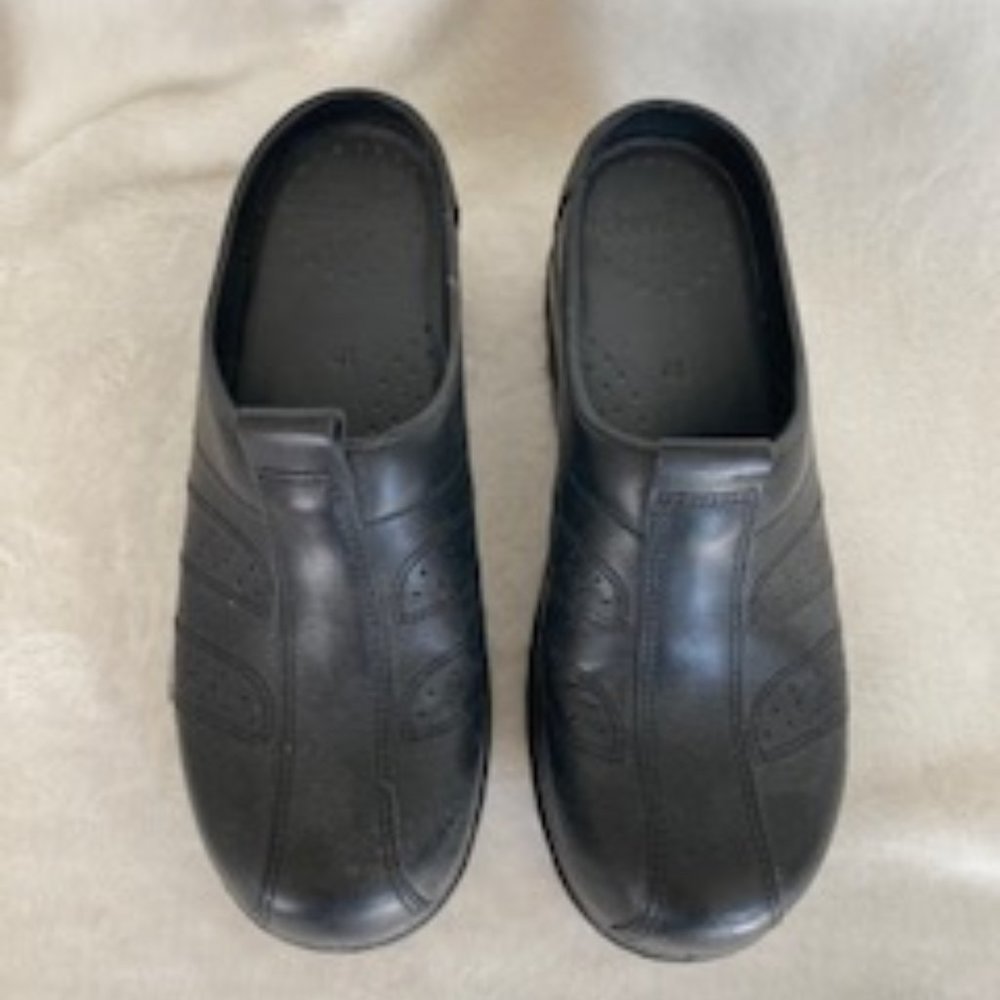 Dansko Sport Comfort Slip On Leather Clogs